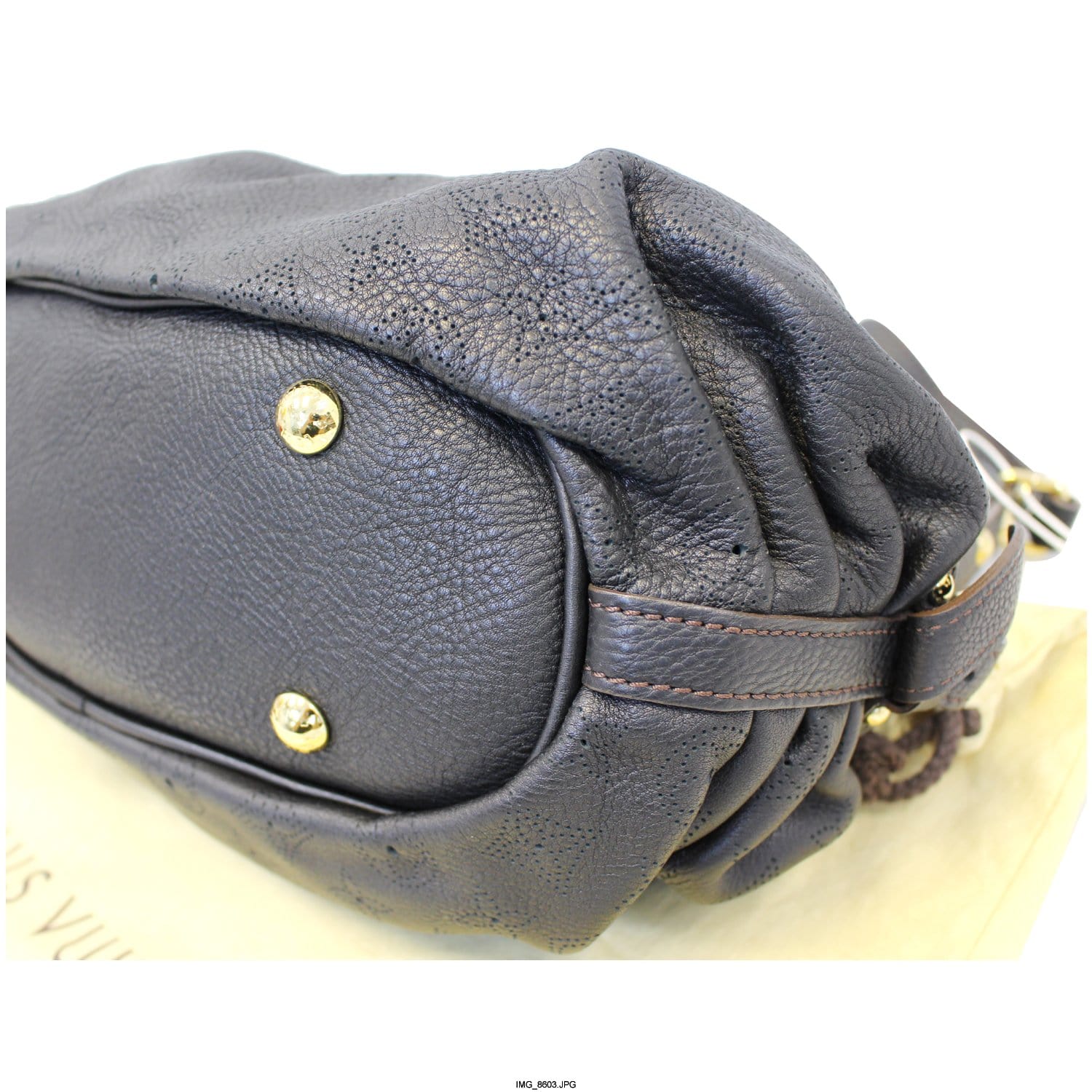 LOUIS VUITTON Mahina XS Monogram Black Leather Shoulder Bag