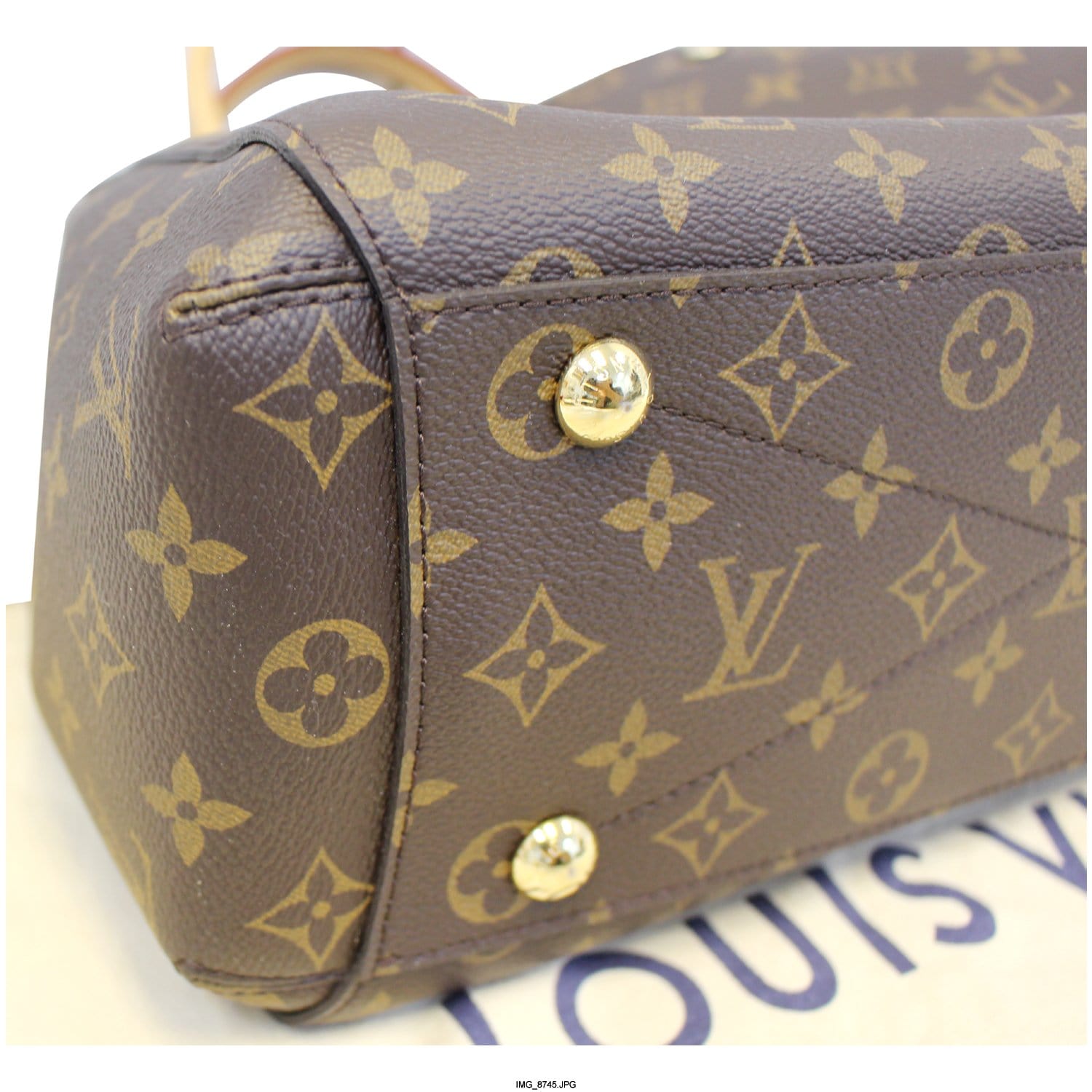 LOUIS VUITTON Montaigne MM Monogram Canvas Shoulder Bag