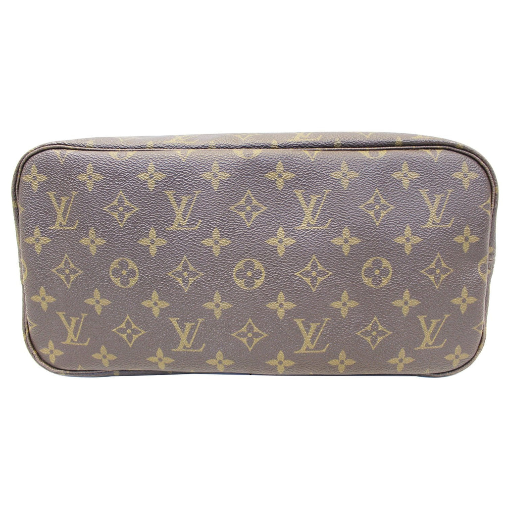 LOUIS VUITTON Monogram Canvas Neverfull MM Brown Tote Bag