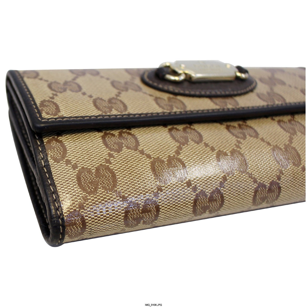 GUCCI Crystal Monogram Gucci Wallet 231841