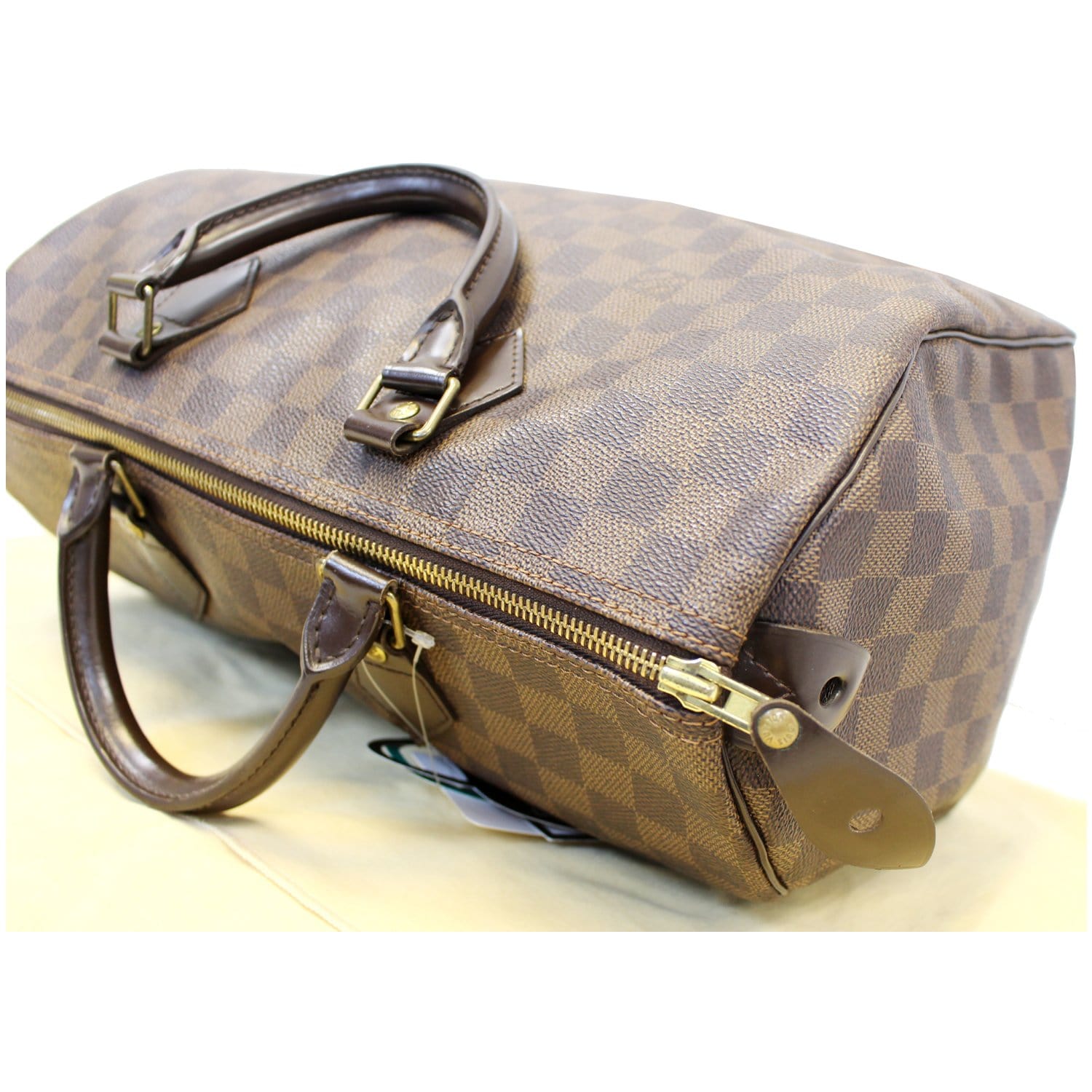 LOUIS VUITTON Speedy 35 Damier Ebene Satchel Bag