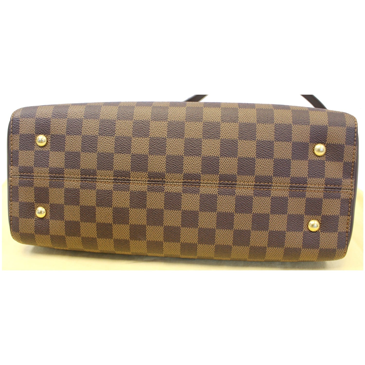 LOUIS VUITTON Kensington Bowling Damier Ebene Shoulder Handbag