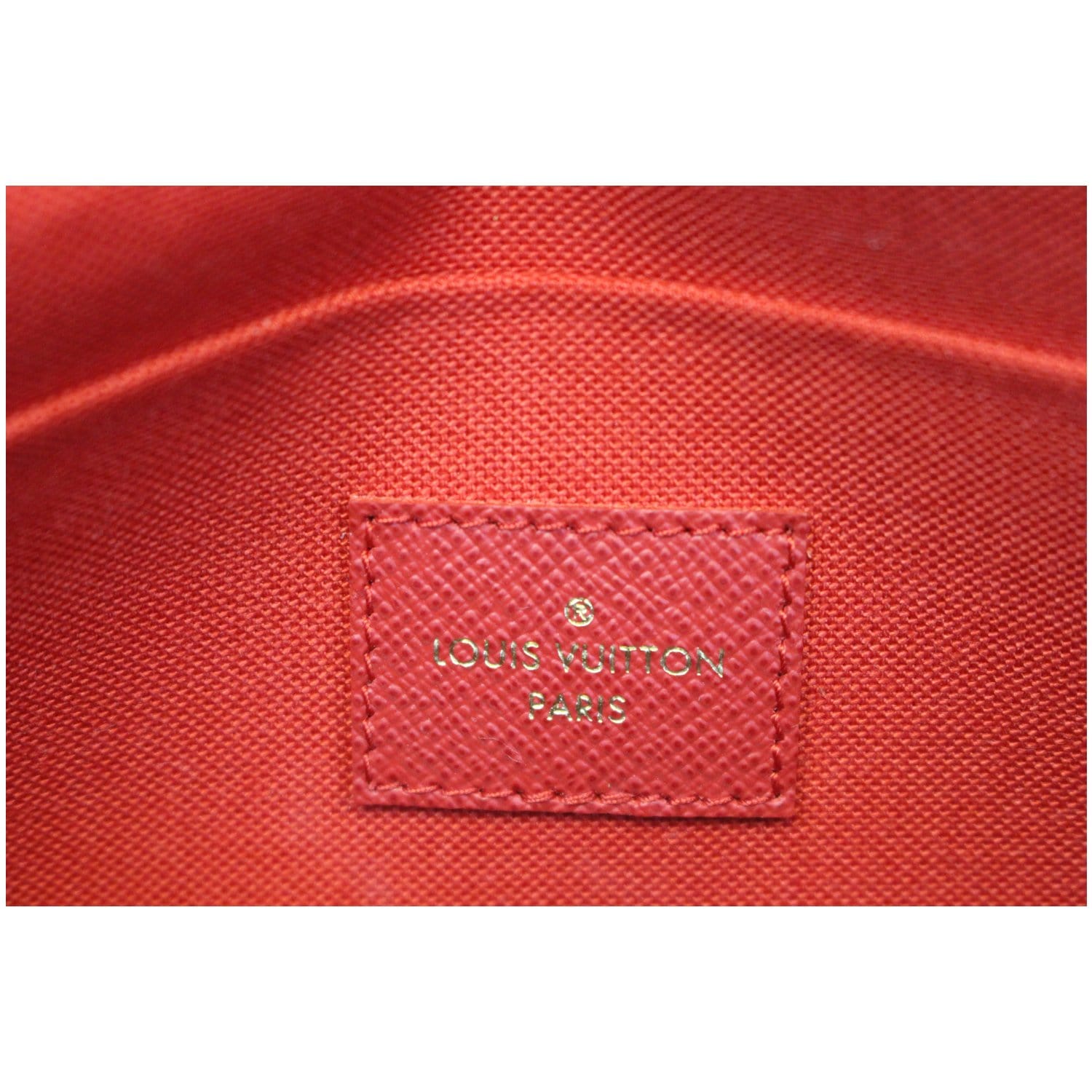 LOUIS VUITTON Pochette Felicie Damier Ebene Crossbody Bag