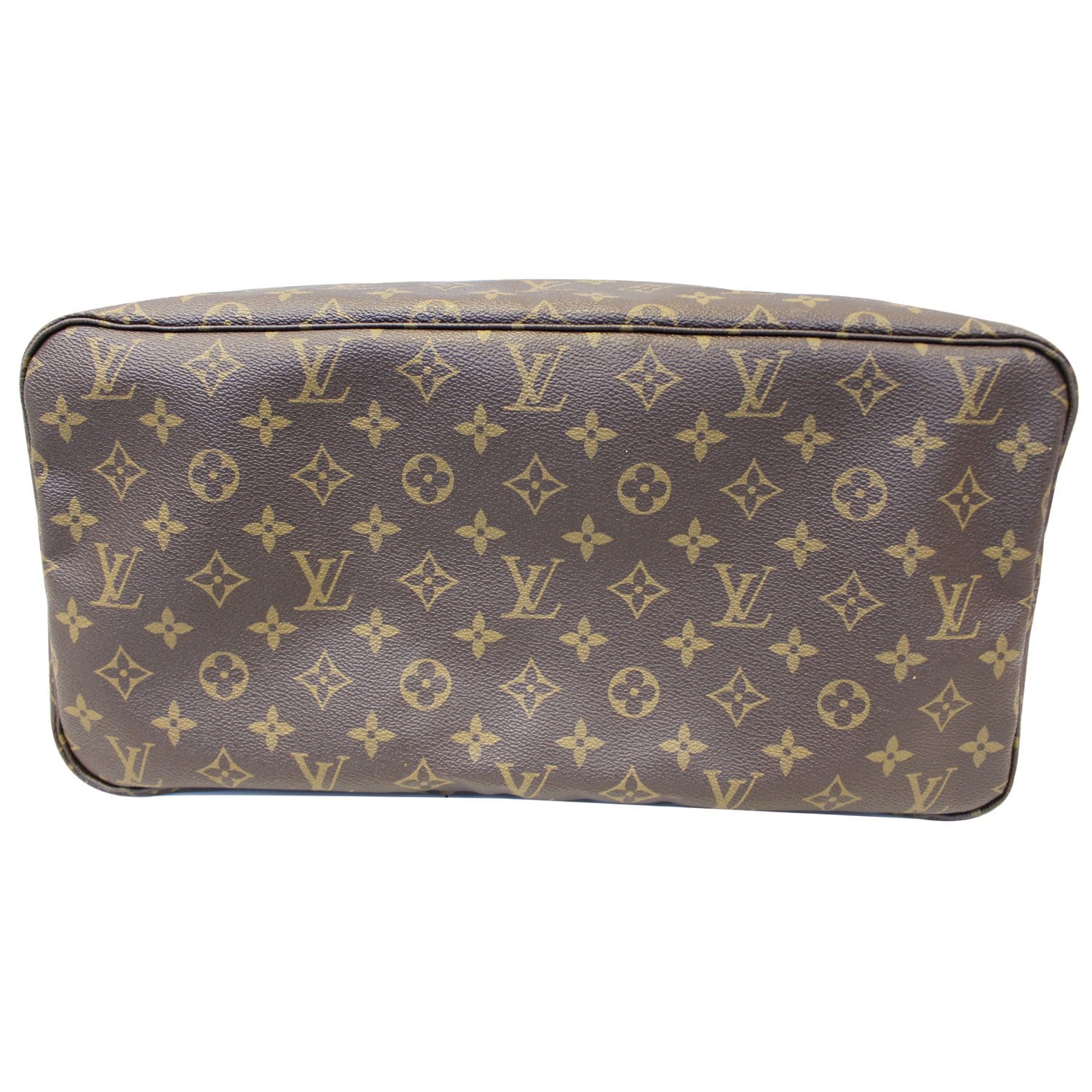 LOUIS VUITTON Neverfull GM Monogram Canvas Shoulder Bag Fuchsia