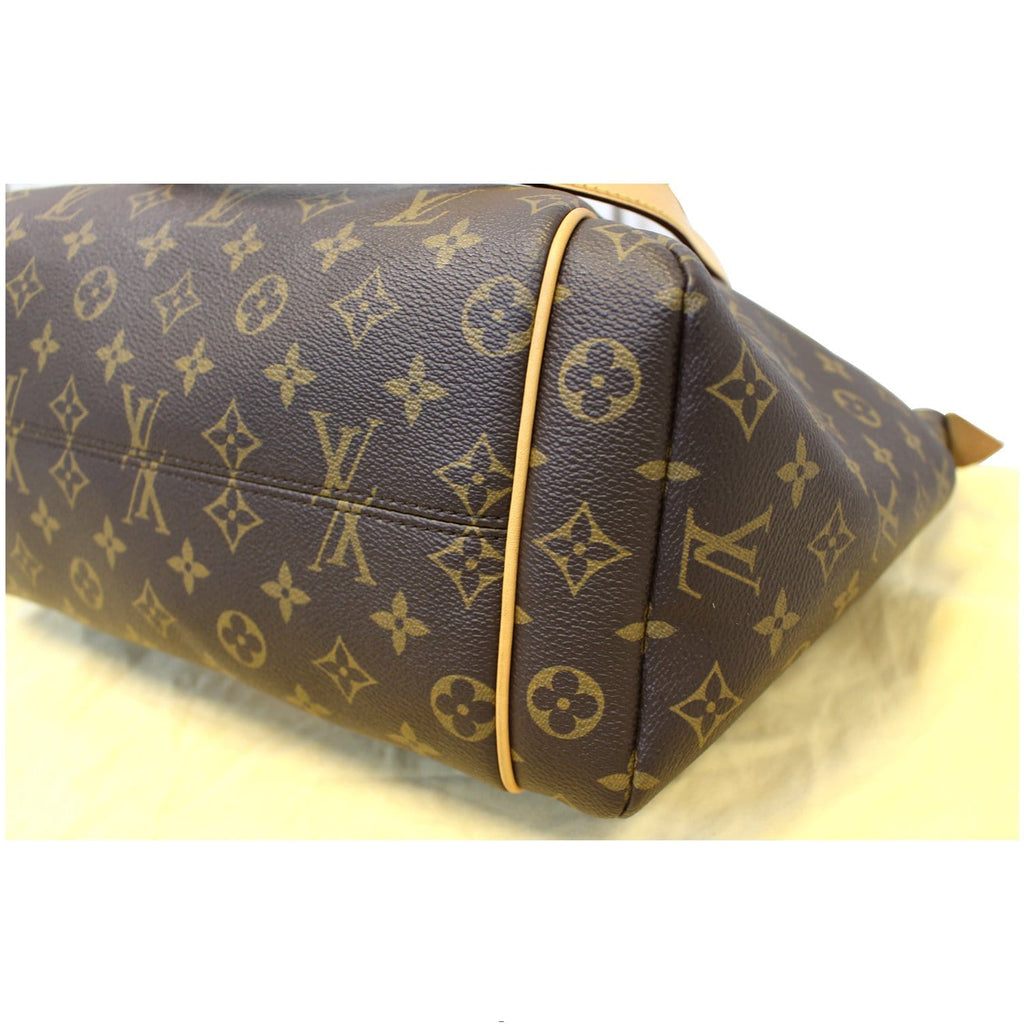 LOUIS VUITTON Totally GM Monogram Canvas Tote Shoulder Bag Brown