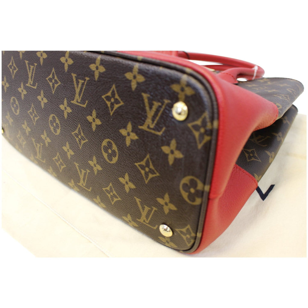 LOUIS VUITTON Flandrin Monogram Canvas Tote Shoulder Bag Cherry - 15% OFF