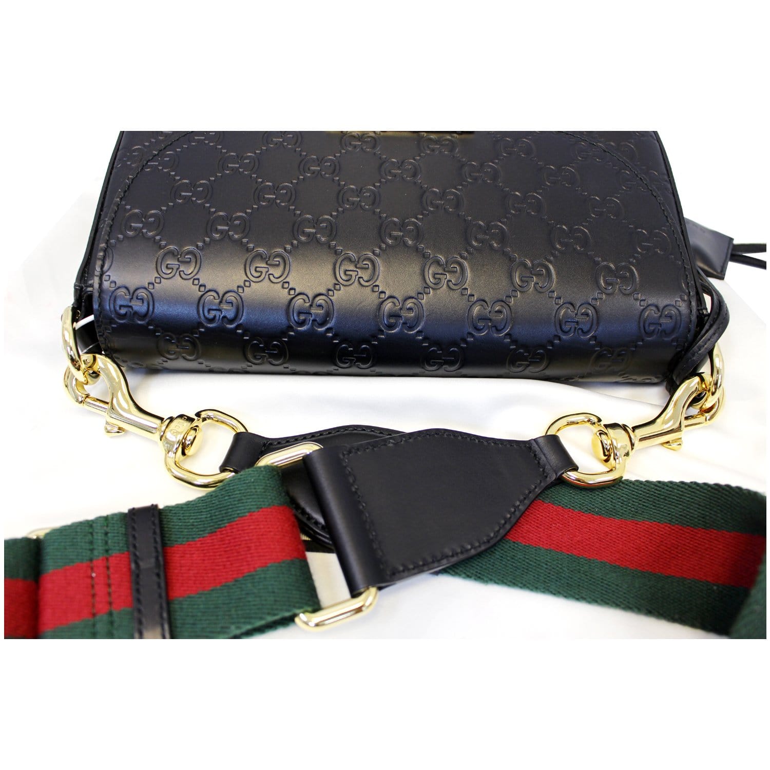 GUCCI Padlock Gucci Guccissima Signature Leather Shoulder Bag 453189