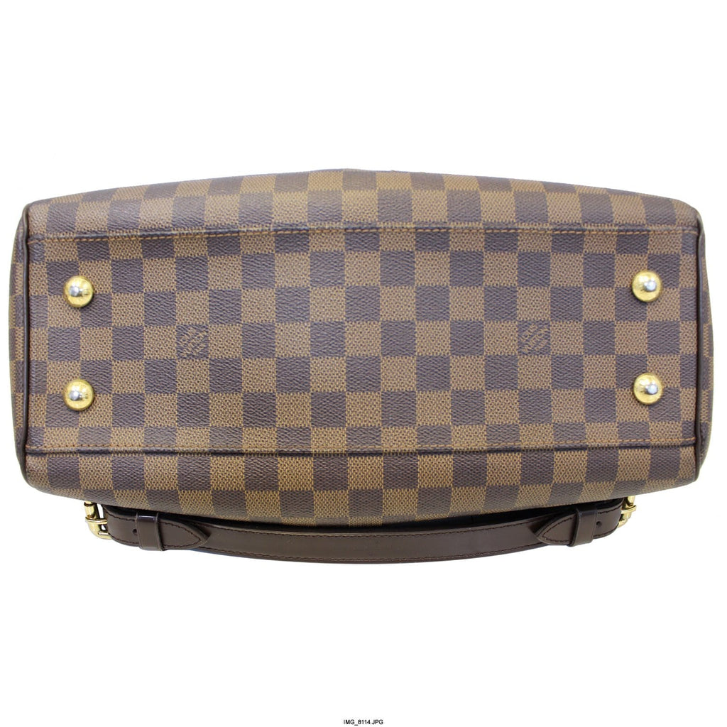 LOUIS VUITTON Trevi PM Damier Ebene Brown Shoulder Bag
