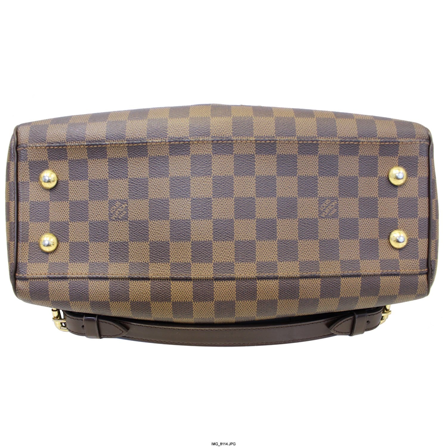 LOUIS VUITTON Trevi PM Damier Ebene Brown Shoulder Bag