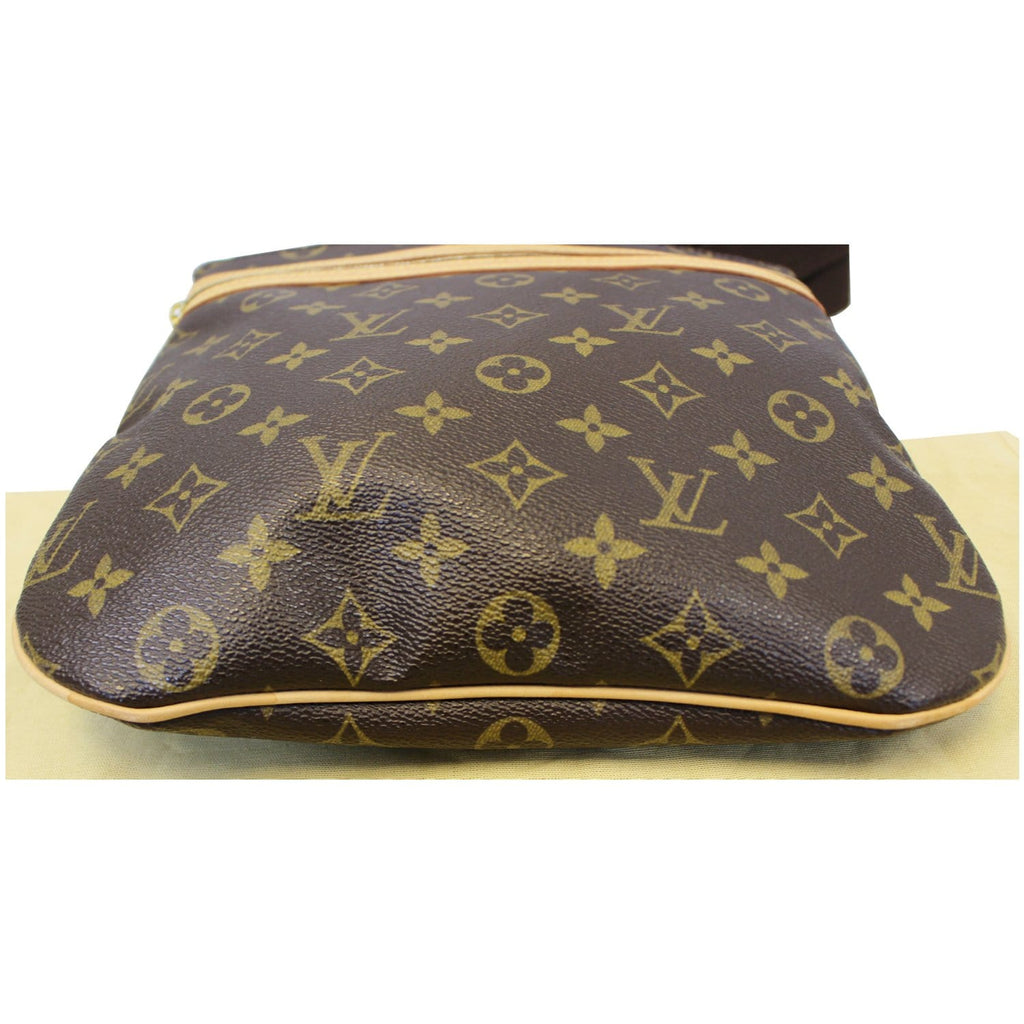 LOUIS VUITTON Pochette Bosphore Monogram Canvas Crossbody Bag