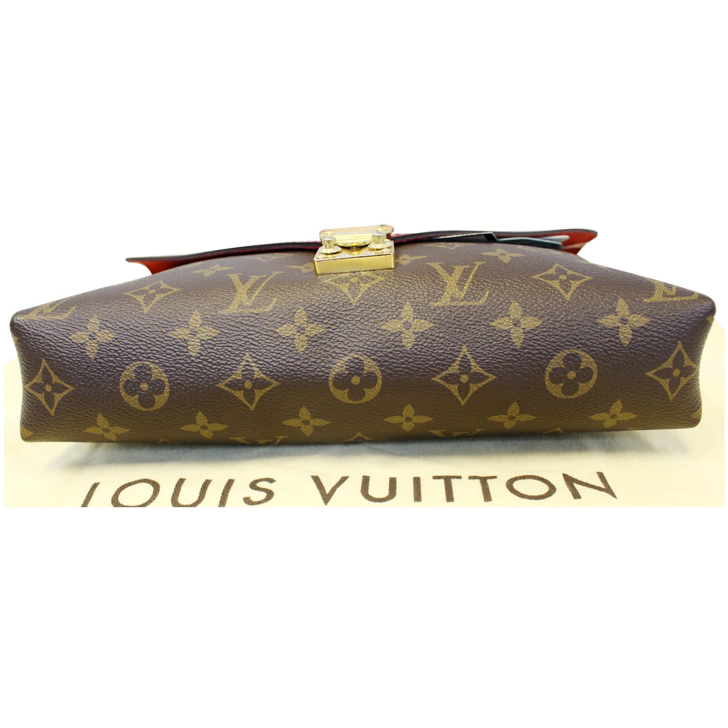LOUIS VUITTON Monogram Canvas Pallas Chain Crossbody Bag Cherry