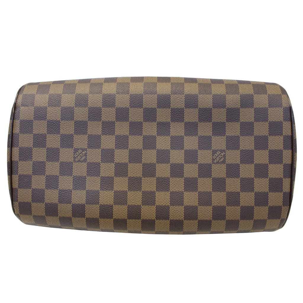 LOUIS VUITTON Ribera MM Damier Ebene Brown Satchel Bag