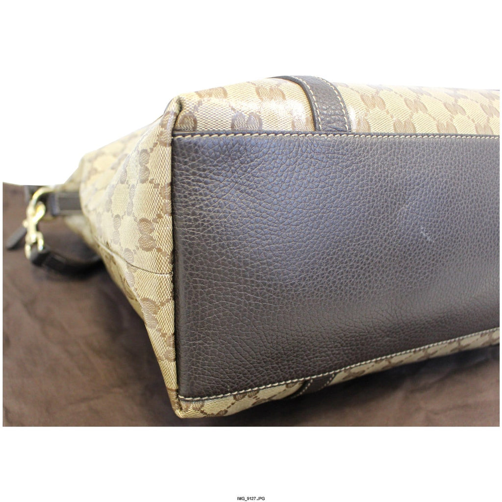 GUCCI Dome Crystal Monogram Large Gucci Shoulder Handbag 339551