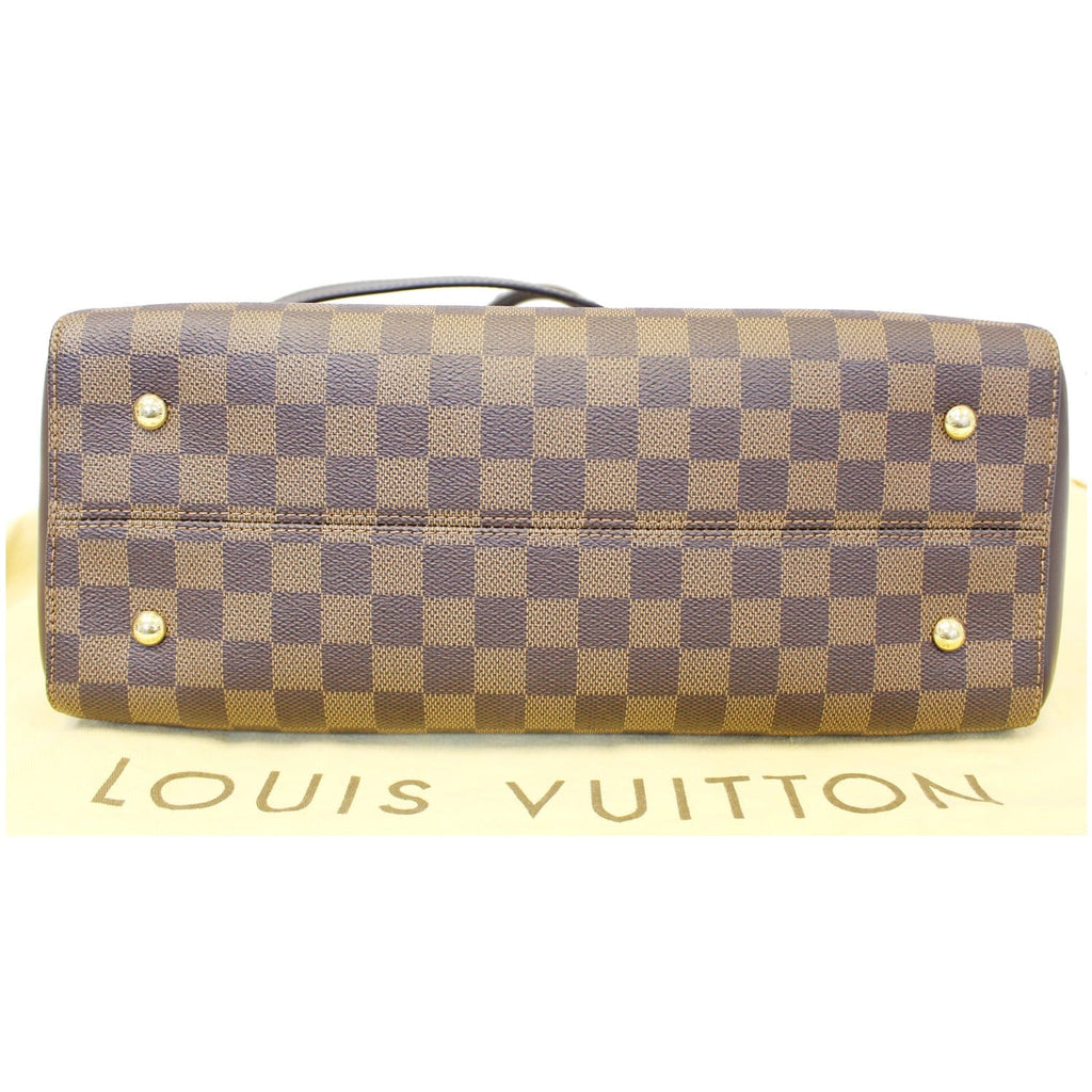 LOUIS VUITTON Kensington Bowling Damier Ebene Shoulder Handbag