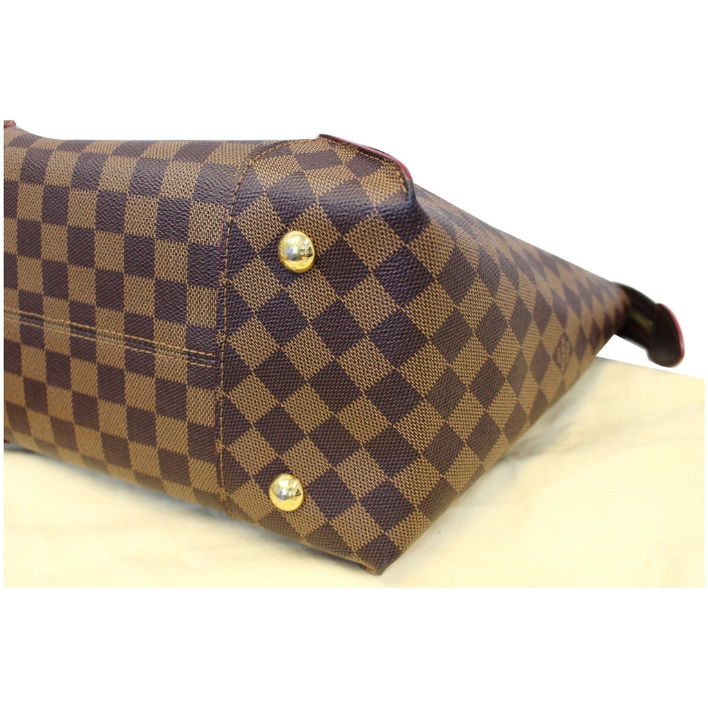 LOUIS VUITTON Caissa MM Damier Ebene Tote Bag