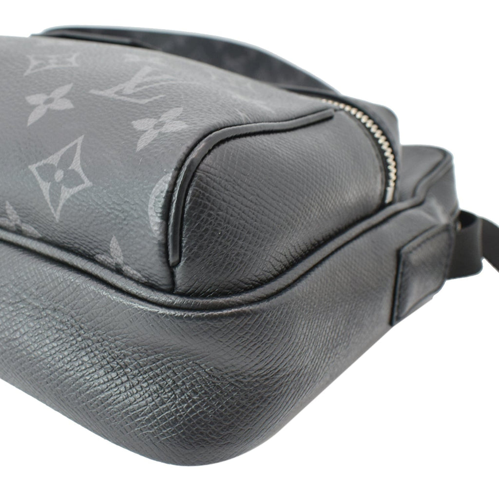 LOUIS VUITTON Outdoor Messenger Eclipse Canvas Crossbody Bag Black - 10% Off