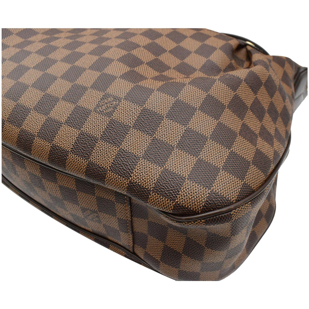 LOUIS VUITTON Evora MM Damier Ebene Shoulder Bag Brown