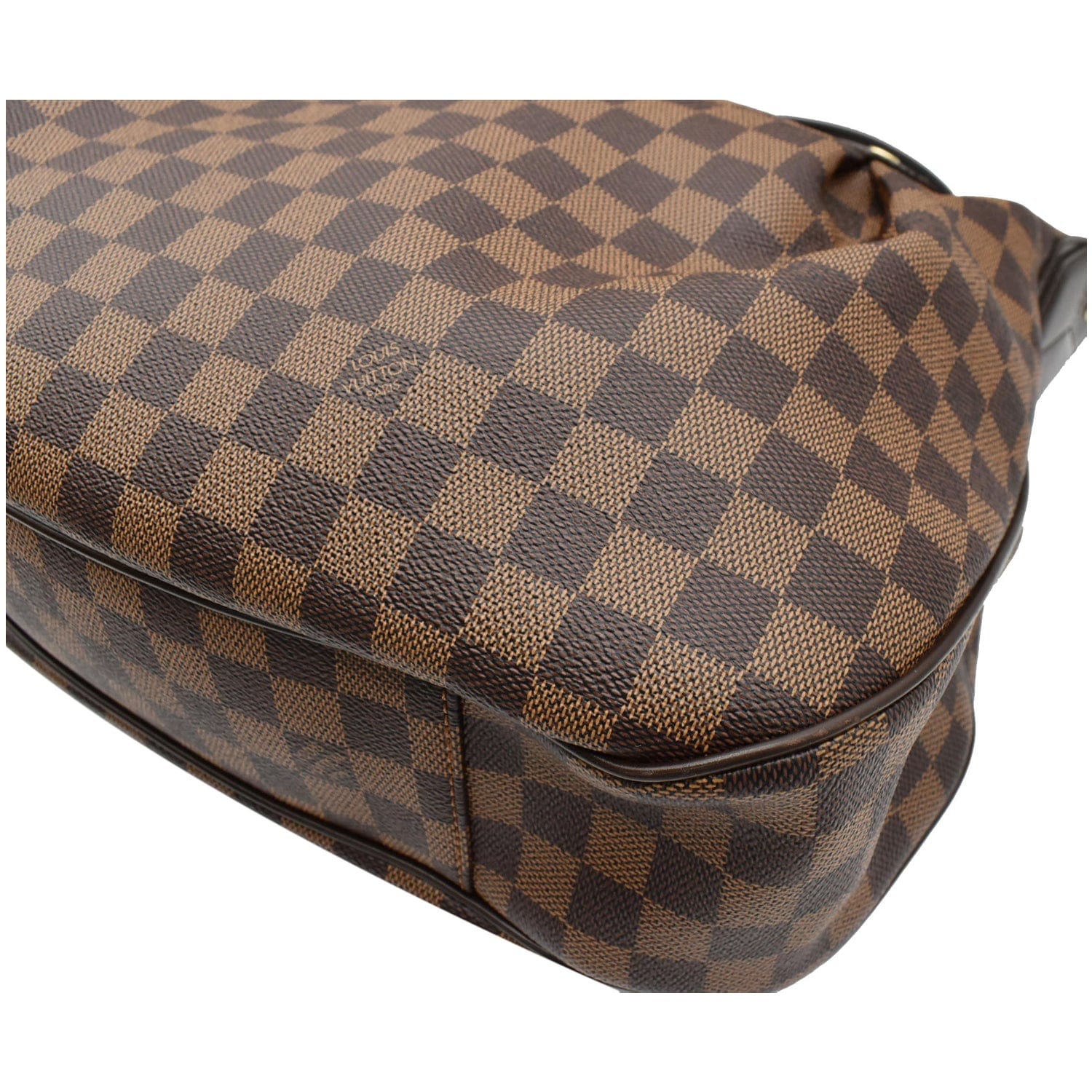 LOUIS VUITTON Evora MM Damier Ebene Shoulder Bag Brown