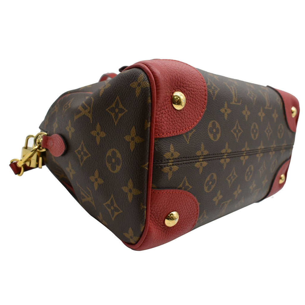 LOUIS VUITTON Retiro NM Monogram Canvas 2Way Shoulder Bag Red