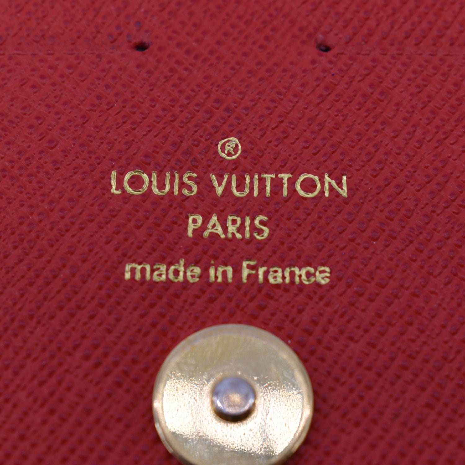 LOUIS VUITTON Adele Monogram Canvas Wallet Brown