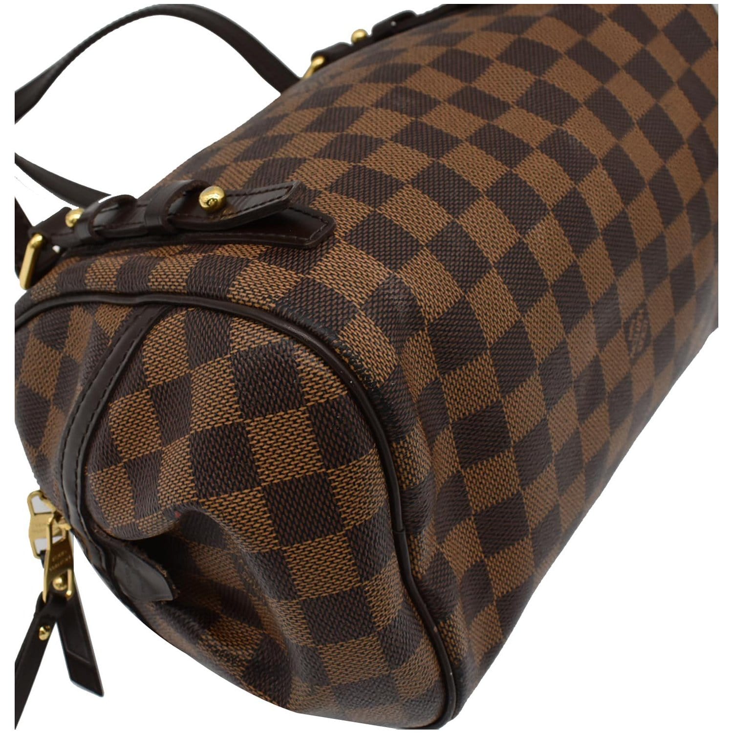 LOUIS VUITTON Rivington PM Damier Ebene Shoulder Bag Brown - Hot Deals