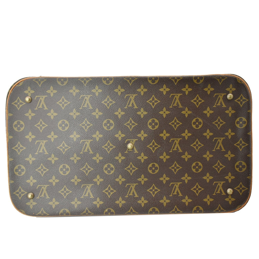 LOUIS VUITTON  Sac Sport Monogram Canvas Boston Travel Bag Brown