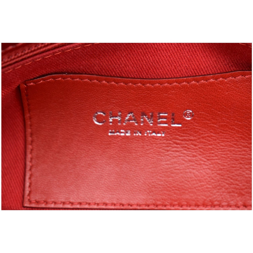 Chanel Just Mademoiselle New 1:1 Rep Leather Bowling Bag Red
