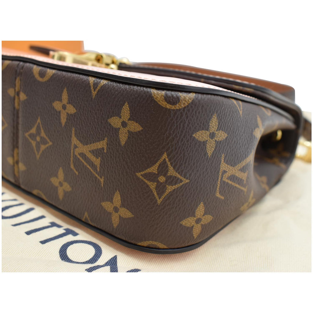 LOUIS VUITTON Cherrywood BB New 1:1 Rep Leather Shoulder Bag Rose Ballerine