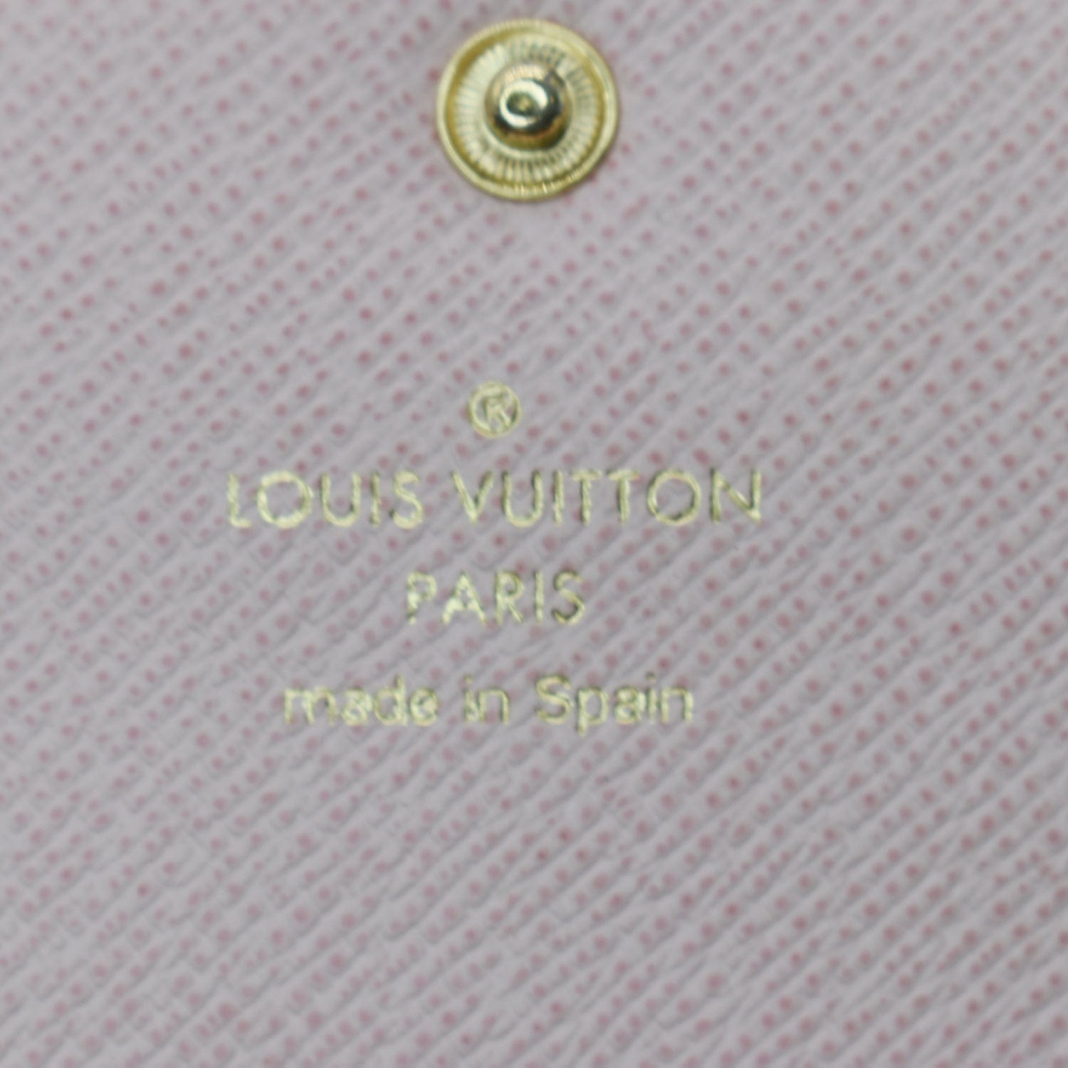 LOUIS VUITTON Emilie Monogram Canvas Wallet Rose Ballerine