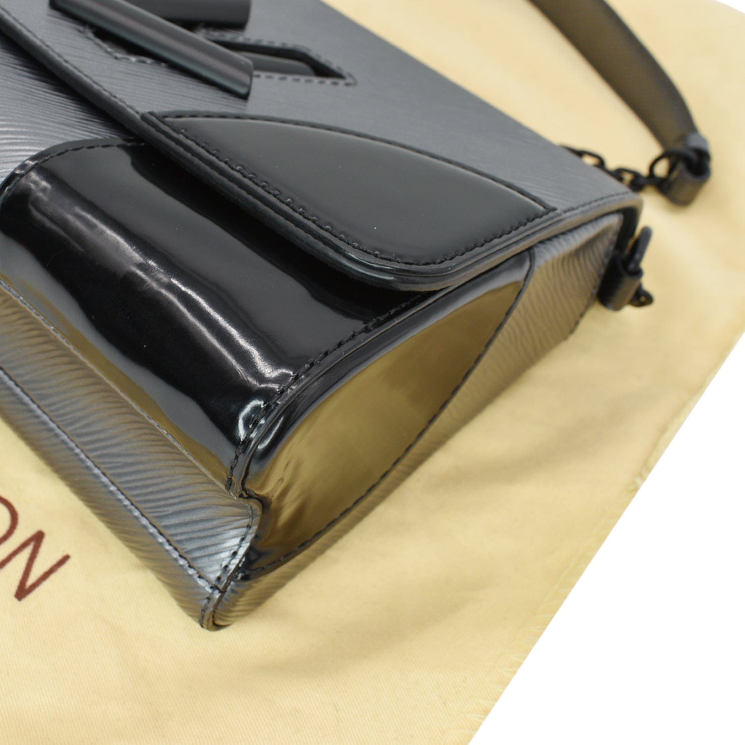 LOUIS VUITTON Twist MM Epi New 1:1 Rep Leather Shoulder Bag Silver
