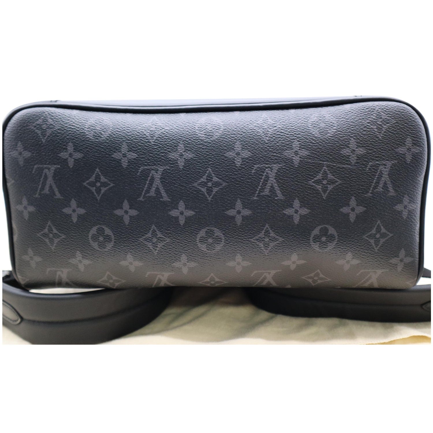 LOUIS VUITTON Steamer Monogram Eclipse Backpack Bag Black