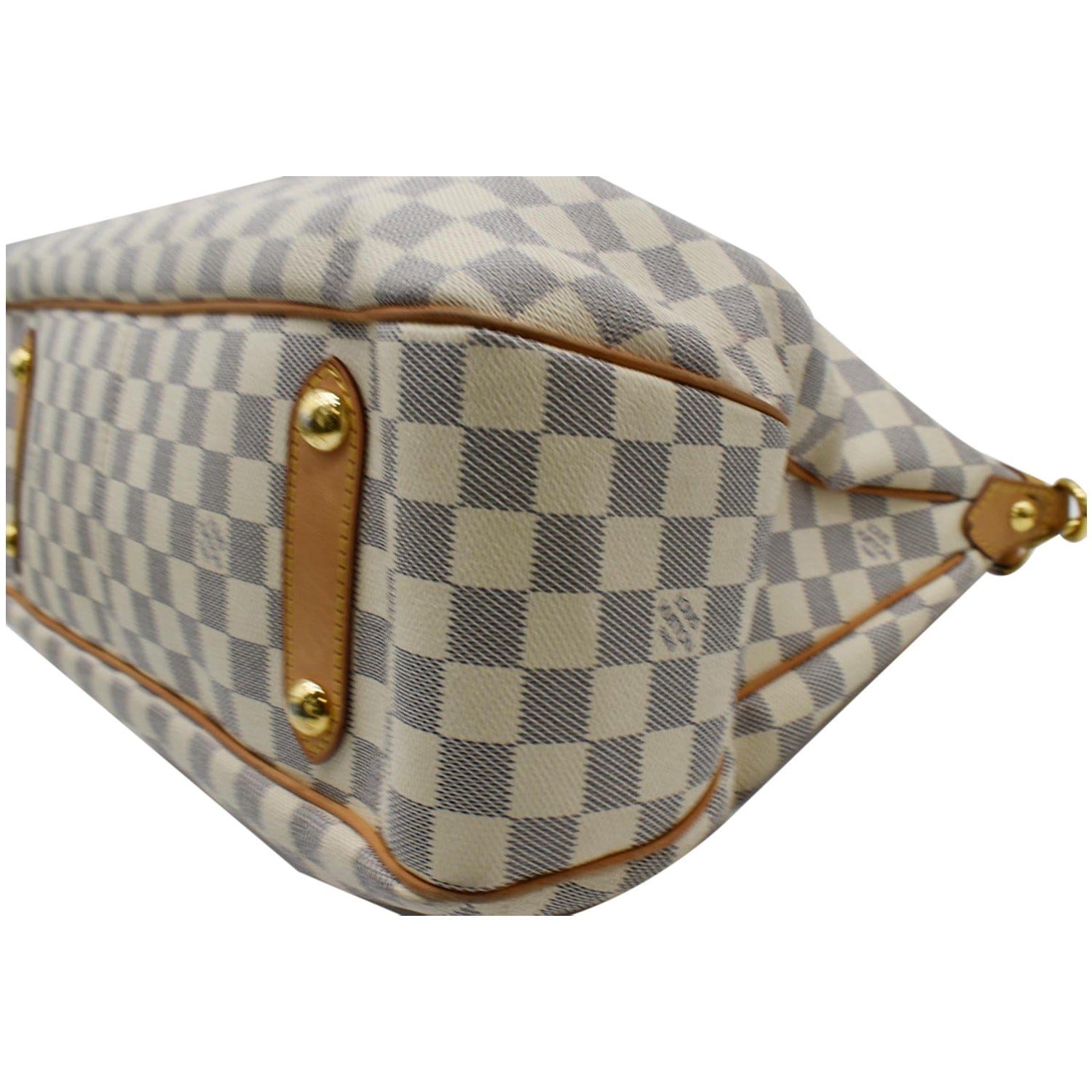 LOUIS VUITTON Siracusa GM Damier Azur Shoulder Bag White- 10% OFF