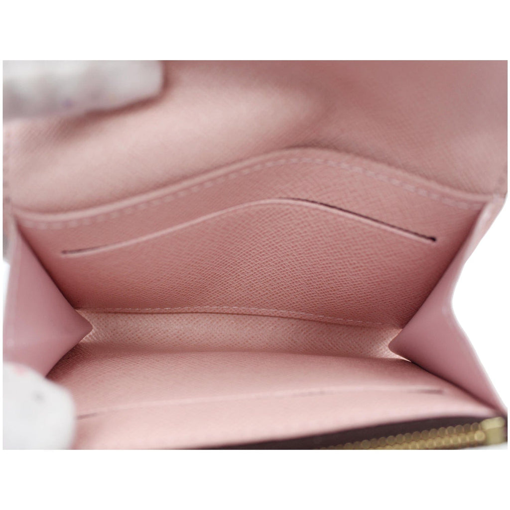 LOUIS VUITTON Rosalie Monogram Canvas Coin Purse Rose Ballerine