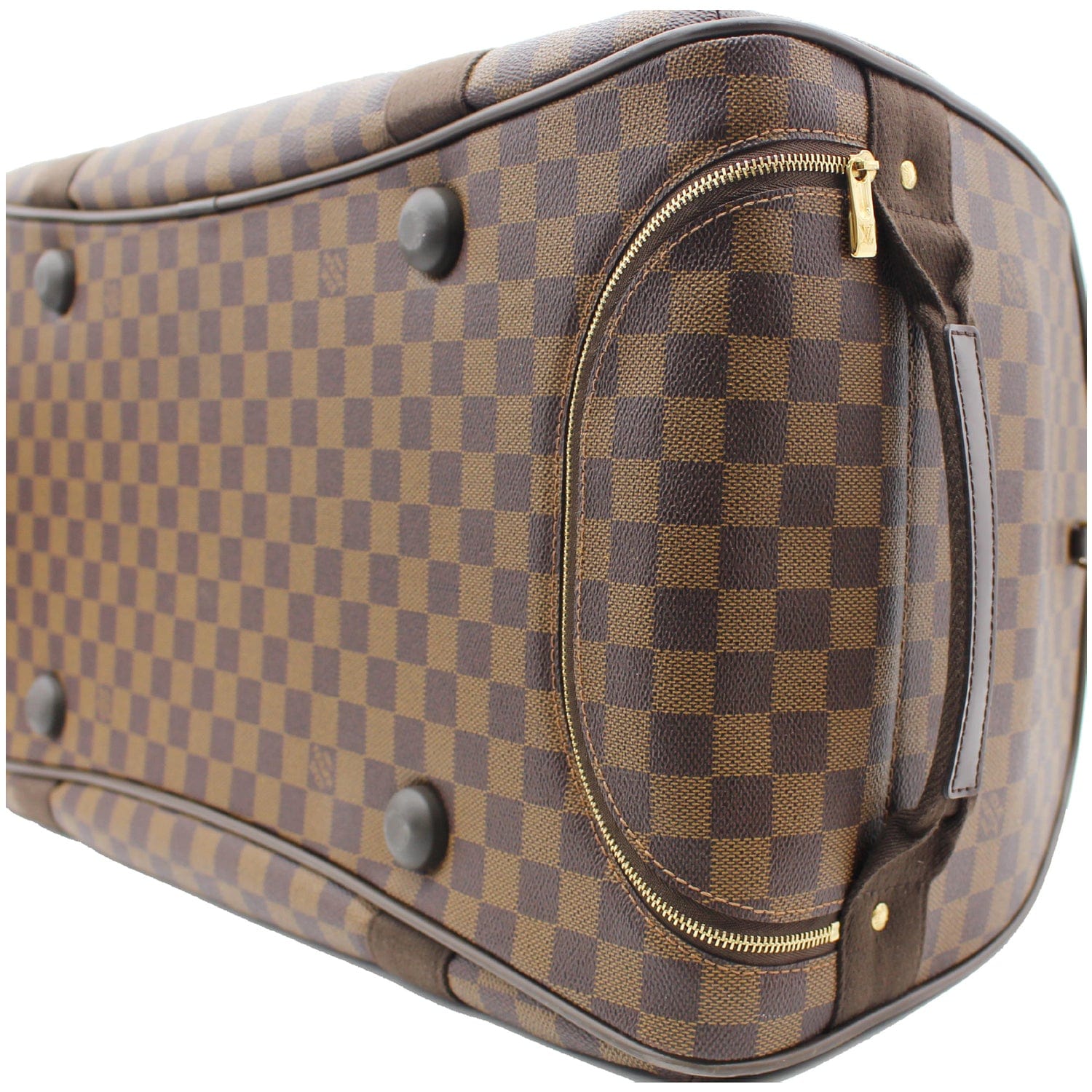 LOUIS VUITTON Neo Eole 55 Damier Ebene Rolling Travel Bag Brown