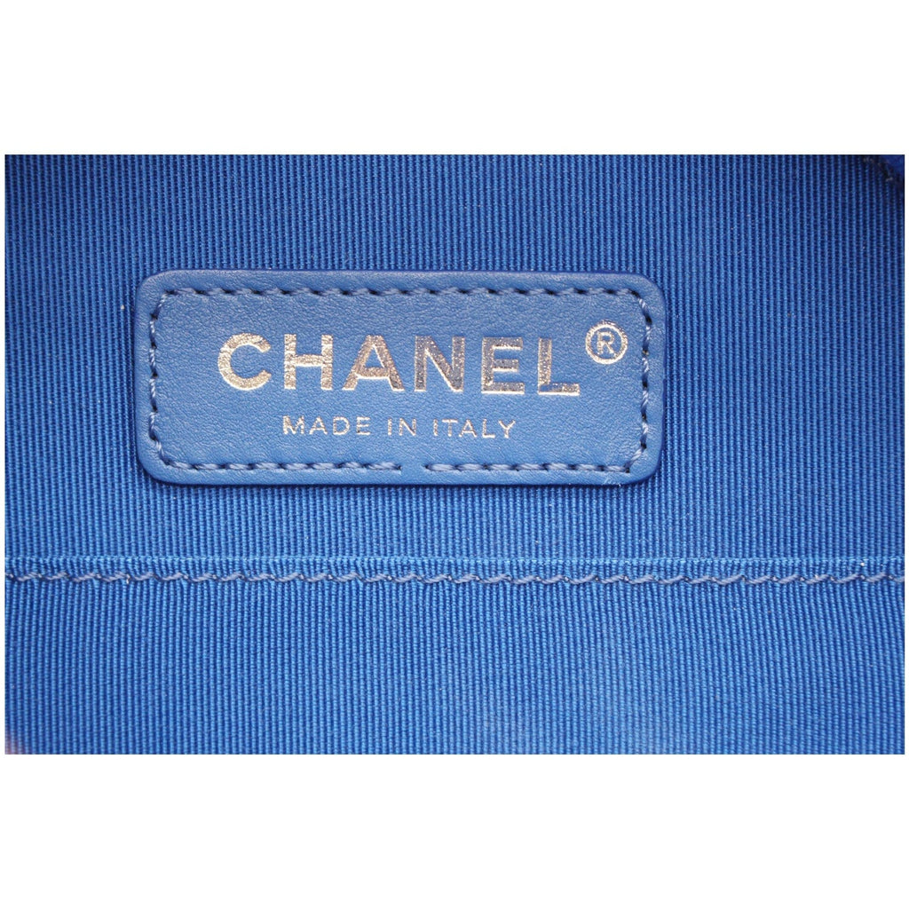 Chanel Round as Earth New 1:1 Rep Leather Crossbody Bag Blue
