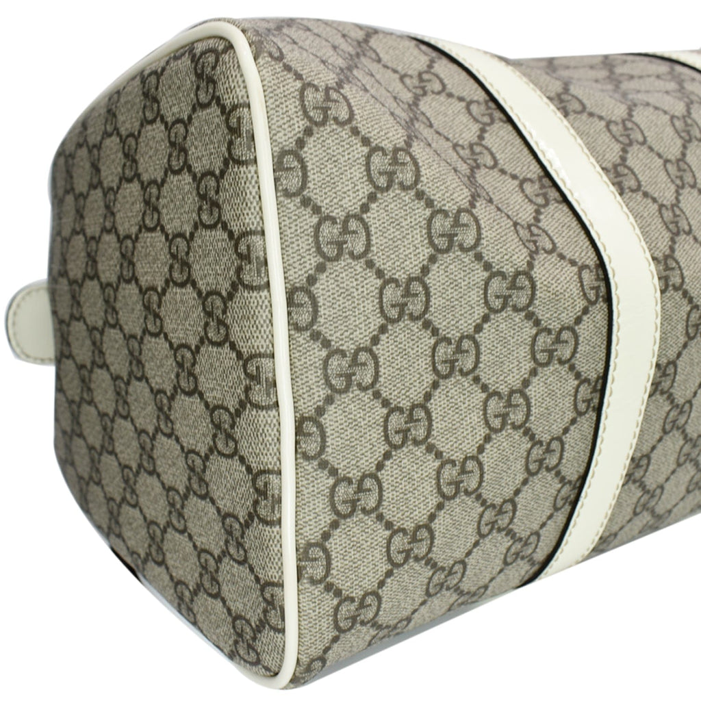 GUCCI Gucci Plus Joy Monogram Canvas Boston Bag Beige 193603