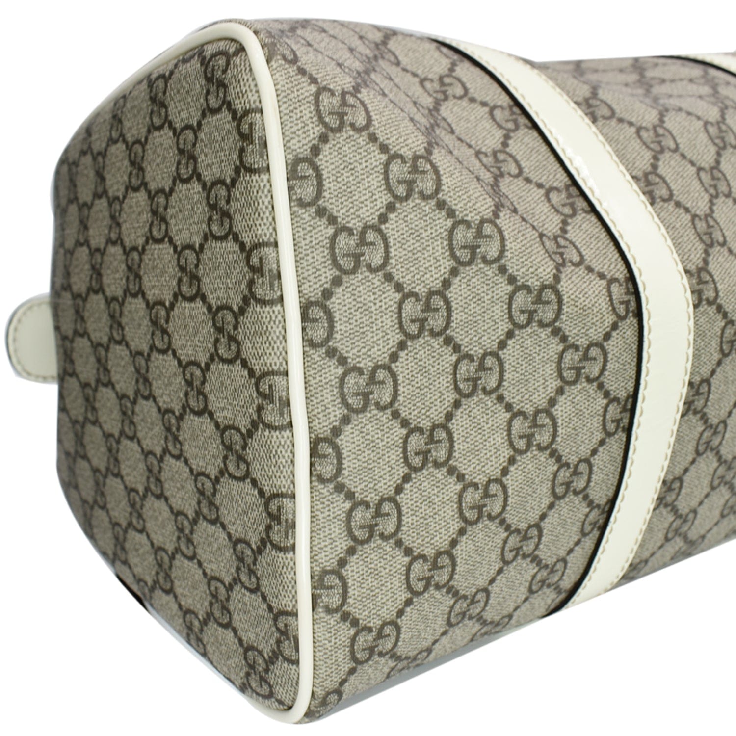 GUCCI Gucci Plus Joy Monogram Canvas Boston Bag Beige 193603