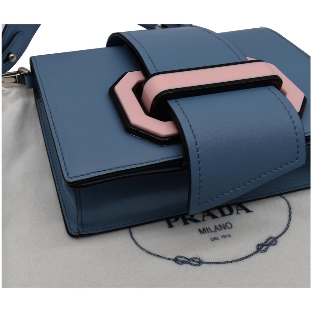 PRADA City Plex Ribbon  Shoulder Bag Blue/Pink