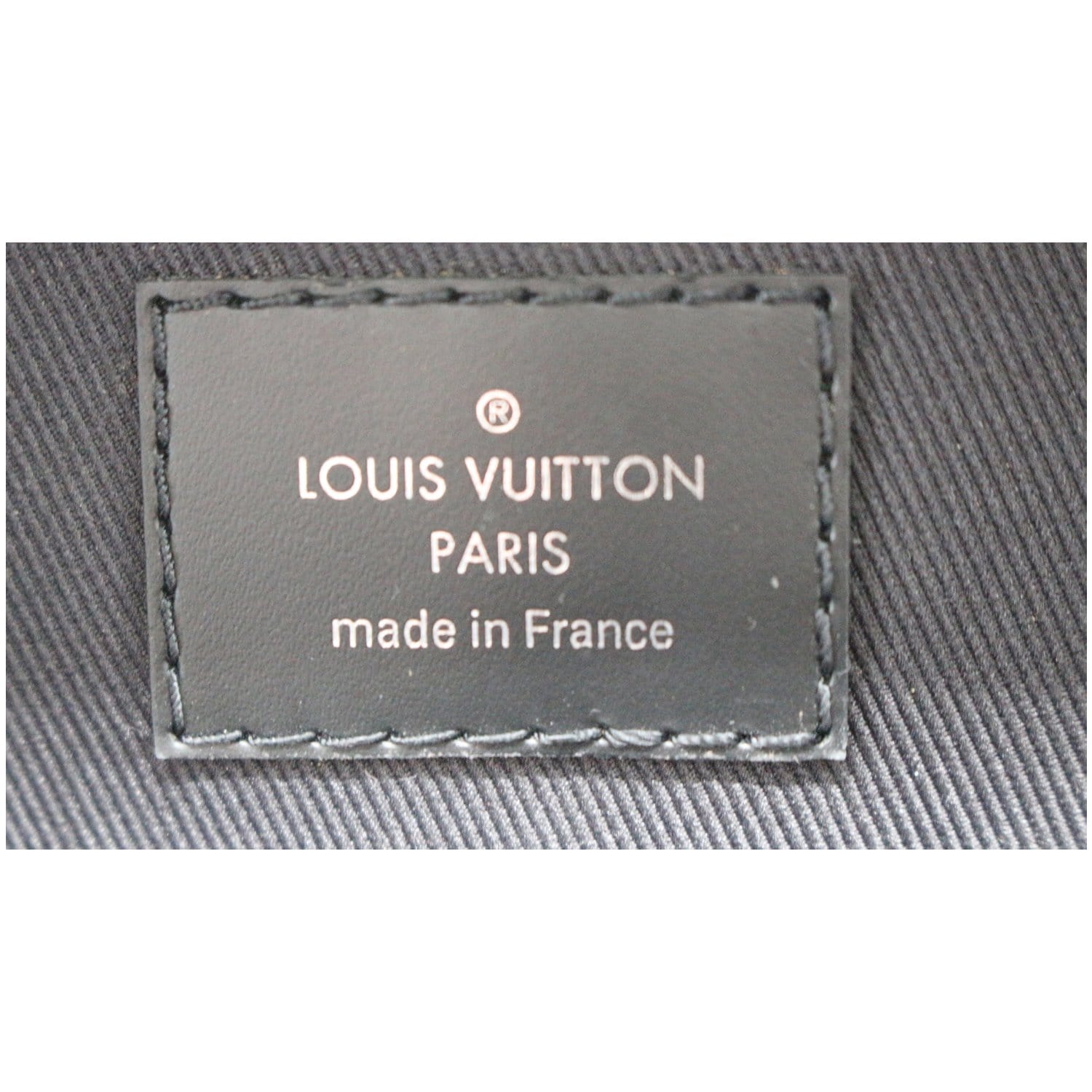 LOUIS VUITTON Josh Damier Graphite Backpack Bag Black