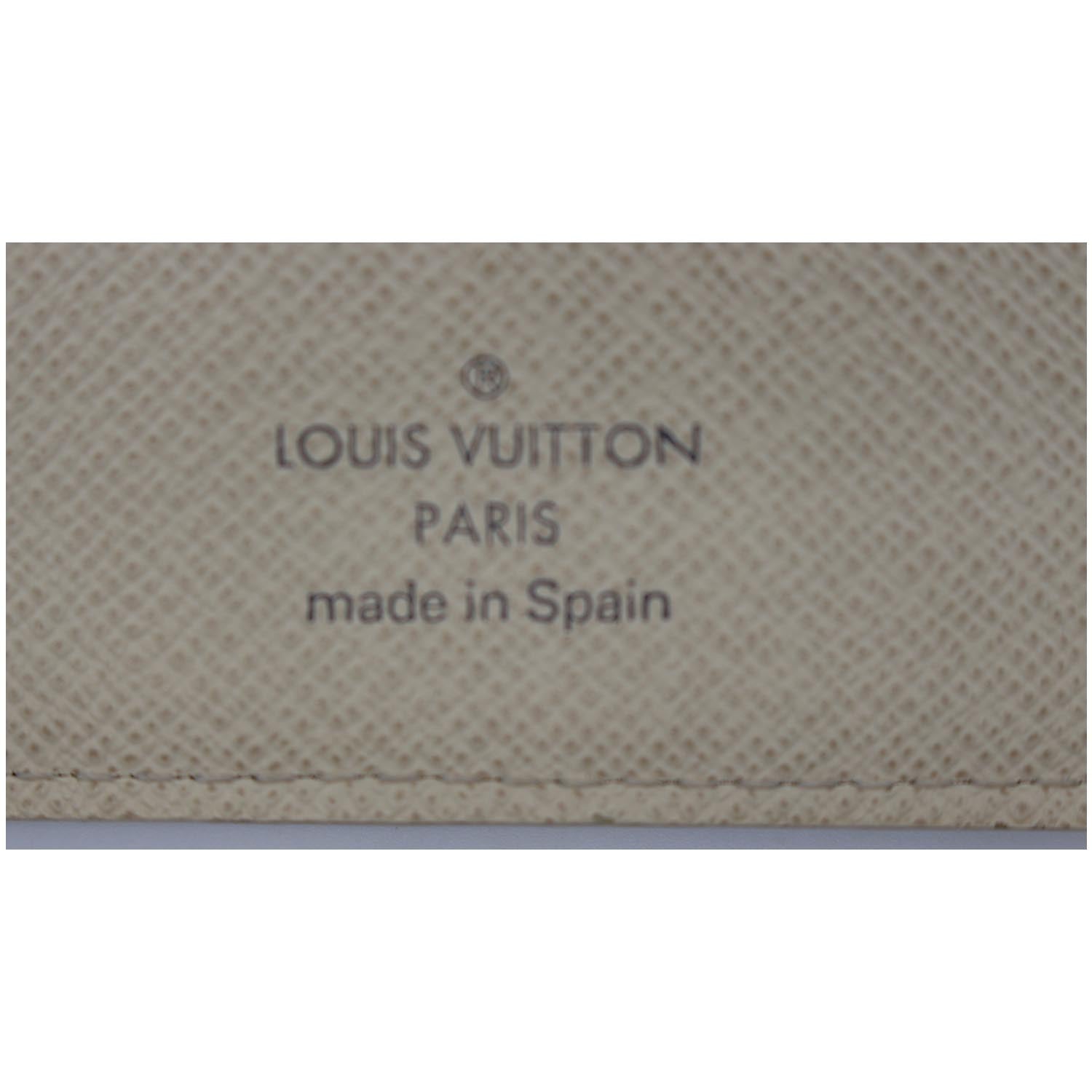 LOUIS VUITTON Insolite Damier Azur Wallet White