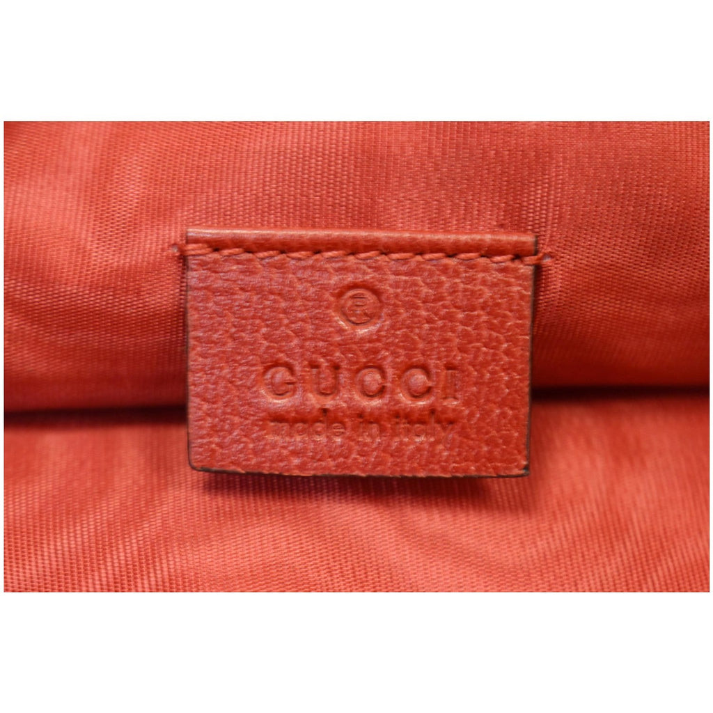 GUCCI Linea Merida Web Stripe Canvas Zip Pouch Multicolor 524788