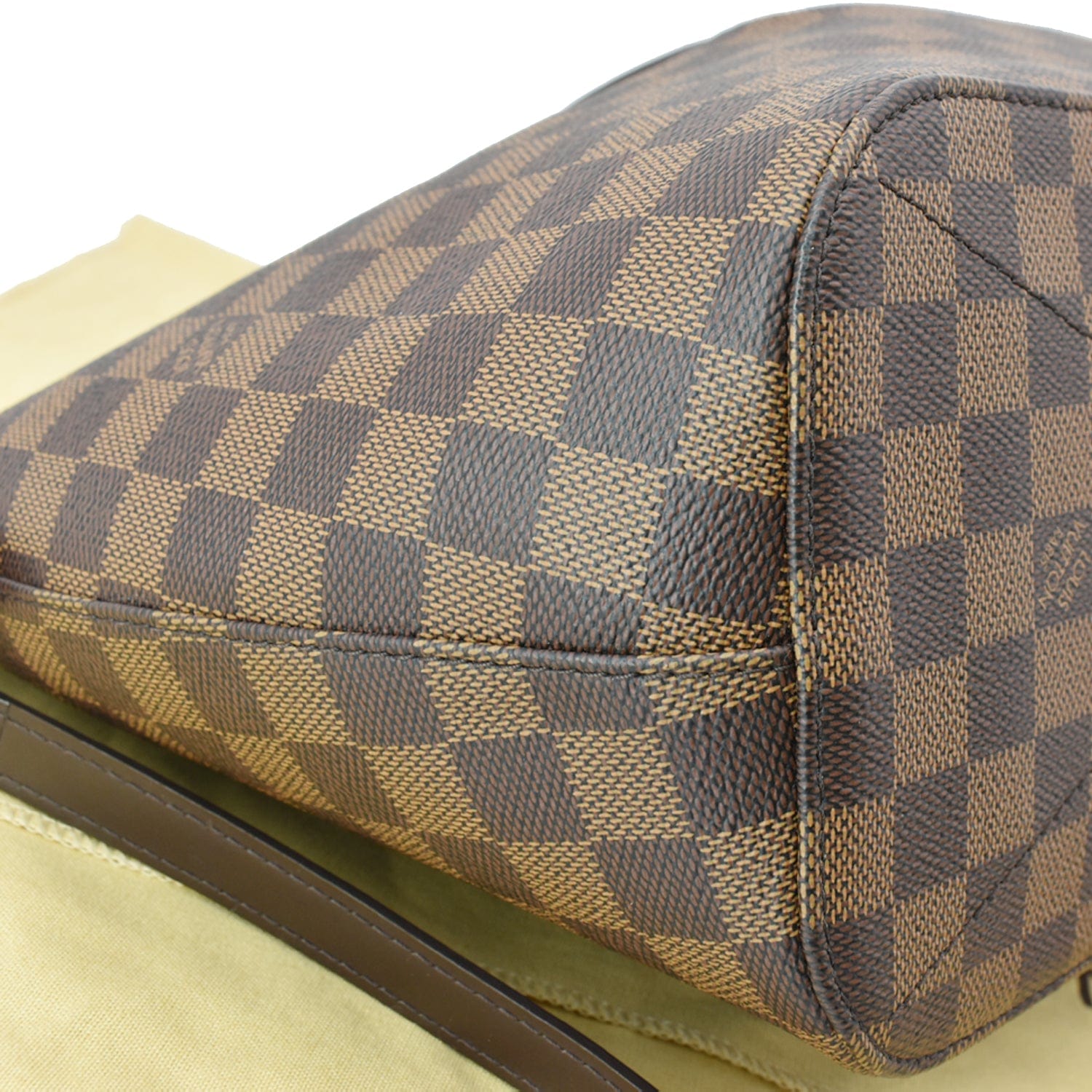 LOUIS VUITTON Siena PM Damier Ebene Shoulder Bag Brown