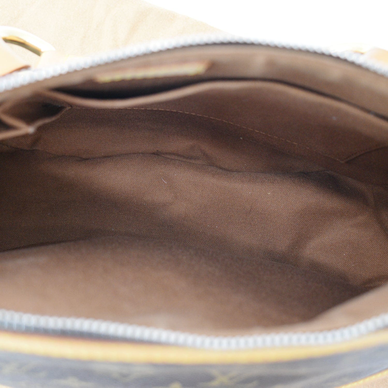 LOUIS VUITTON Tulum GM Monogram Canvas Shoulder Bag Brown