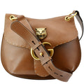 GUCCI Gucci Marmont  Leather Shoulder Bag Brown 409154