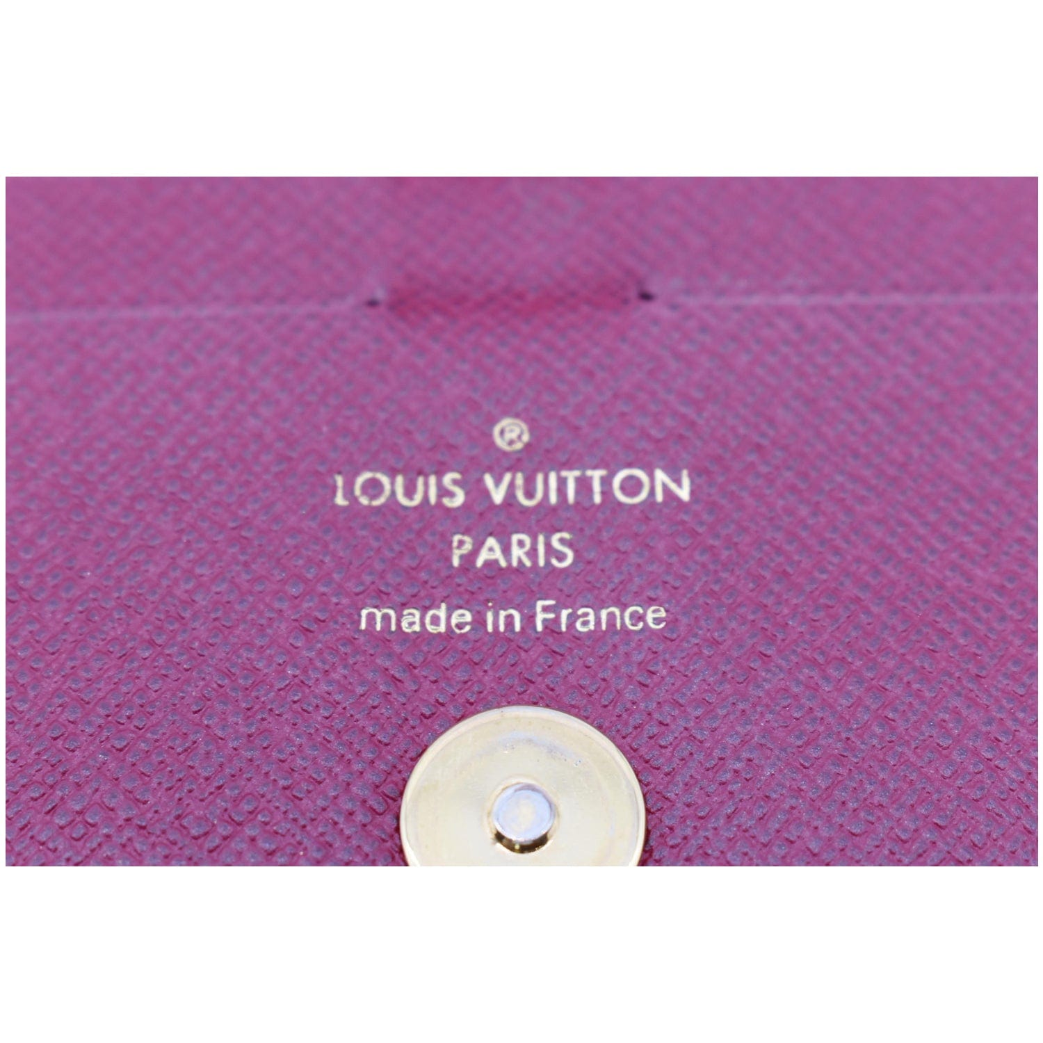 LOUIS VUITTON Adele Monogram Canvas Wallet Brown