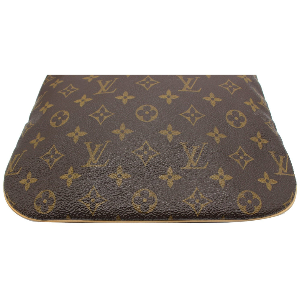 LOUIS VUITTON Bosphore Pochette Monogram Canvas Crossbody Bag Brown