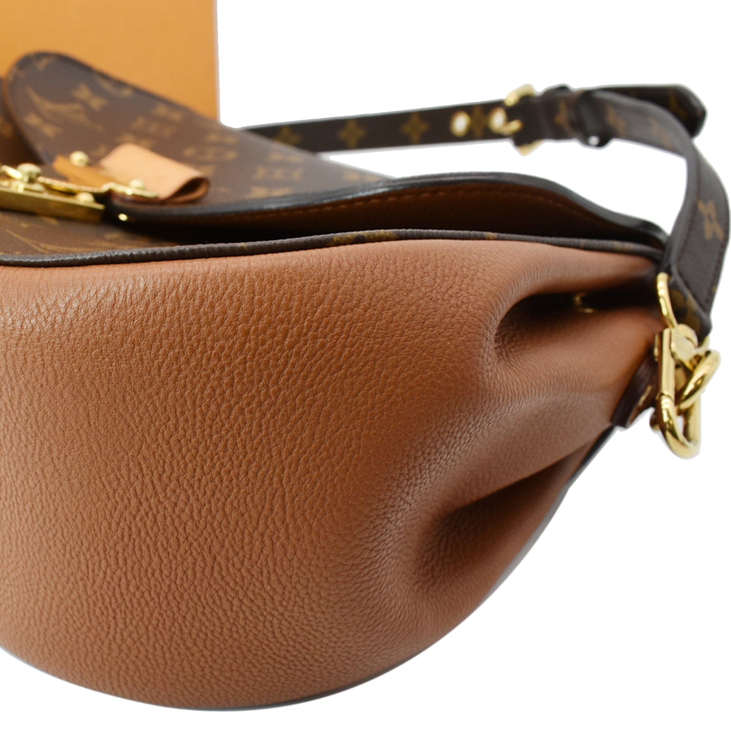 LOUIS VUITTON Eden MM Monogram Canvas Shoulder Bag Brown