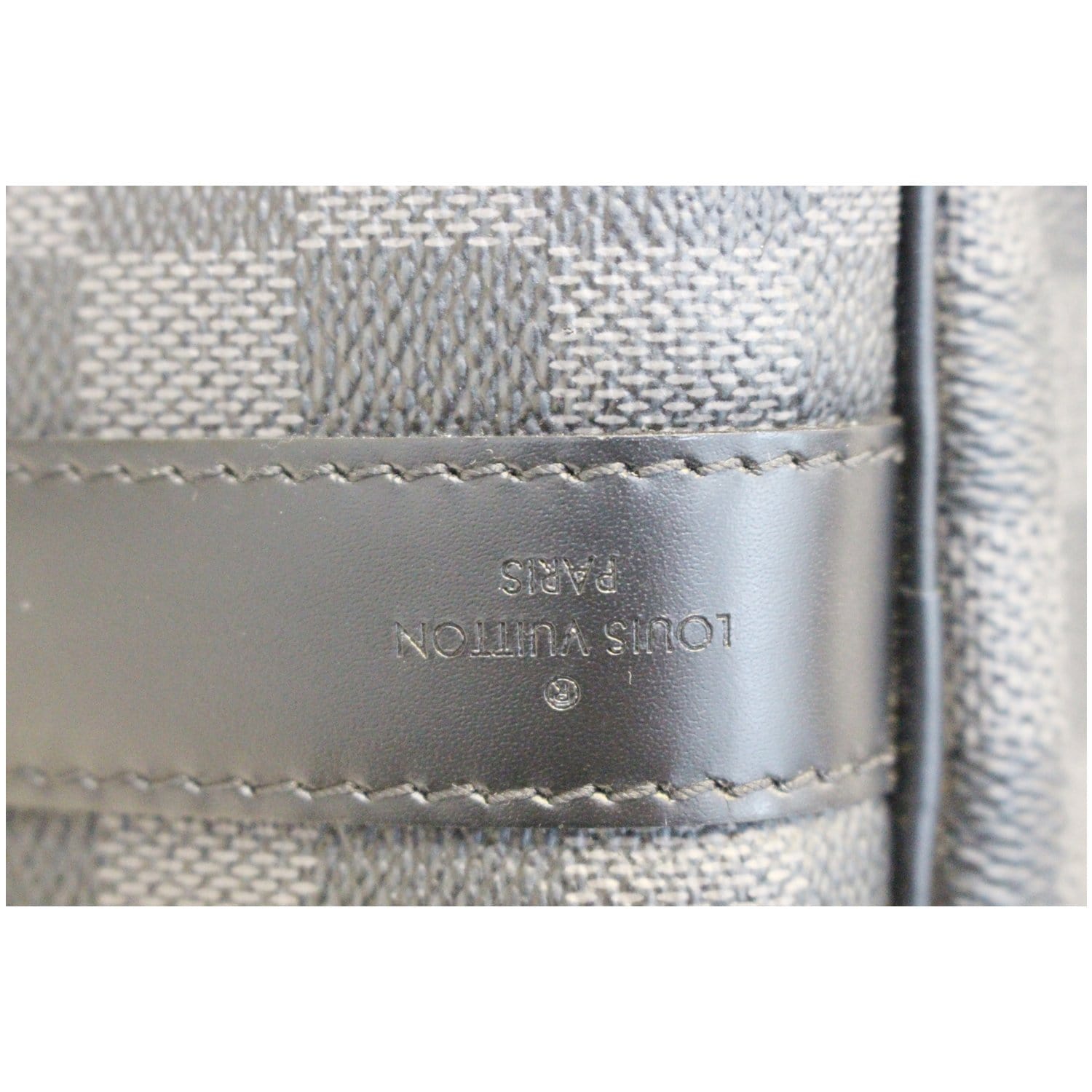 LOUIS VUITTON Keepall 55 Damier Graphite Bandouliere Travel Bag