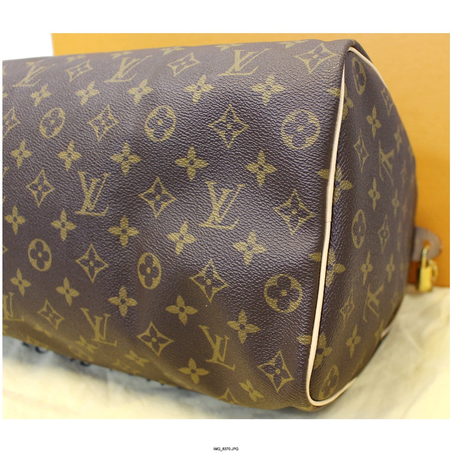 LOUIS VUITTON Speedy 35 Monogram Canvas Satchel Bag
