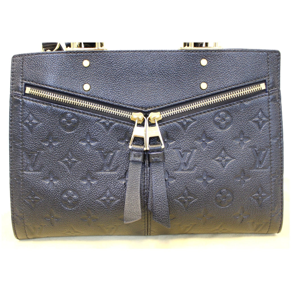 LOUIS VUITTON Sully PM Empreinte Black Leather Shoulder Handbag